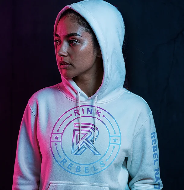 White Rebel Nation hoodie