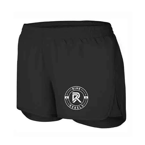 Black Rink Rebels training shorts